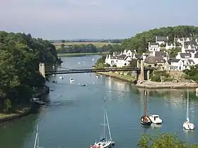 Vieux pont suspendu du Bono