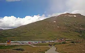 Le col Independence, à la limite avec le Comté de Lake.