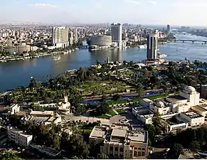 L'île de Gezira au Caire