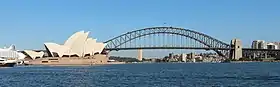 Le pont et l'opéra de Sydney.