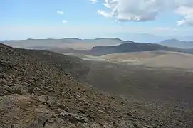 Vue en direction du sud-ouest.