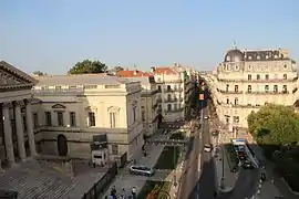 Vue depuis le promontoire de l'arc de triomphe en 2013.