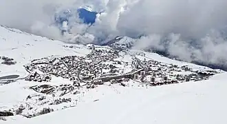 Vue de La Toussuire.