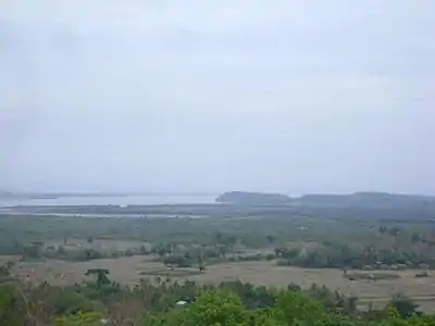 Vue sur une partie de l'île.