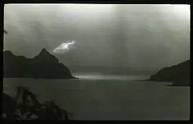 Le lagon par l'expédition Mana, entre 1921 et 1923.