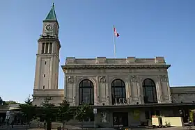 Tour de l'horloge de la gare de North Toronto, Toronto, (Canada).