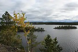 Le lac Inari.