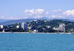 Station balnéaire de Sotchi.