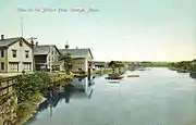 Vue de la rivière Millers vers 1907.