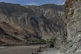 Vallée du Pyandzh entre l'Afghanistan et le Tadjikistan.