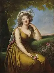 Madame du Barry par Élisabeth Vigée Le Brun (collection particulière, 1789-1814).