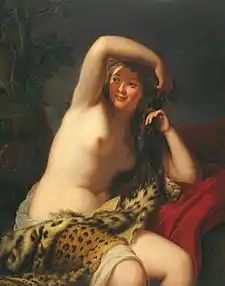 Jeune Bacchante par Élisabeth Vigée-Lebrun.