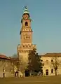 Tour de Bramante, château Sforzesco de Vigevano