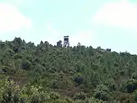 Vigie en point haut du Laquina, Forêt Domaniale des Maures, Var, 2007.