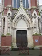 Entrée de l'église.