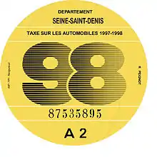 Dessin de la vignette automobile (1986-1992)