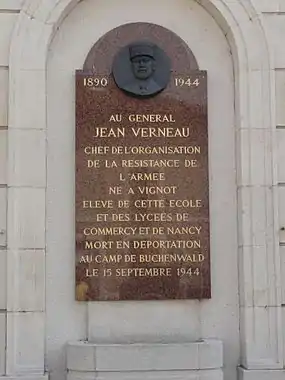 Mémorial Jean Verneau, déporté.