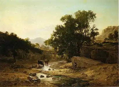 Paysage provençal, Cannes, musée de la Castre.