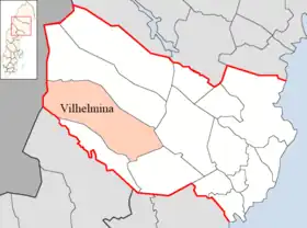 Localisation de Vilhelmina