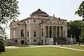 La villa Rotonda près de Vicence (Italie), œuvre de Palladio.