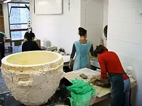 Atelier de céramique.