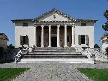 La villa Badoer d'Andrea Palladio (1556) : une de ses villas sur la terrafirma.