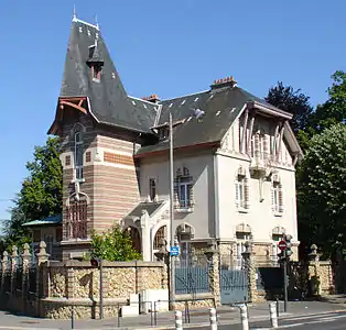 Villa Henri-Emmanuel Lang (1905-1906), parc de Saurupt, Nancy, par Lucien Weissenburger