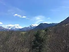 vue sur la montagne