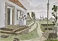 Les 2 églises en 1830