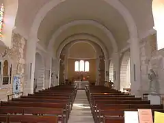 La nef de l'église.