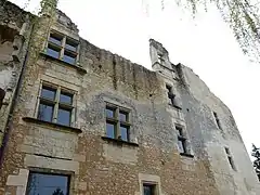 Les ruines du château de Barrière.