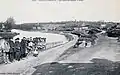 Pont-Coblant vers 1910 : le canal de Nantes à Brest et ardoises en attente de chargement