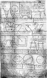 Page du carnet de Villard de Honnecourt