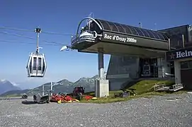 Gare d'arrivée du télécabine du Roc d'Orsay