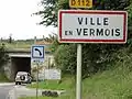 Entrée de Ville-en-Vermois.