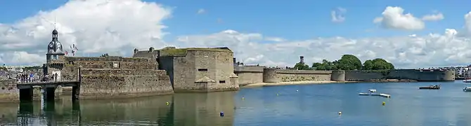 Ville close de Concarneau (vue panoramique).