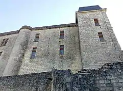 Façade ouest du château.