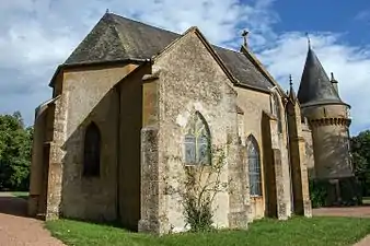 Chapelle, façade Ouest.