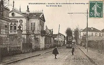 Villemomble: Grande-Rue et tramway