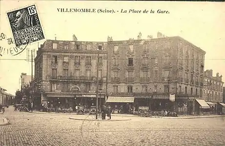 Villemomble, place de la Gare.