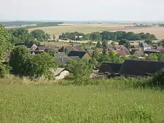 Vue de Villeneuve-au-Chemin.