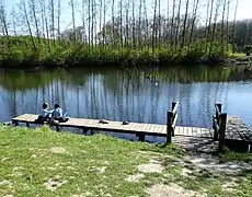 La parc du héron, en sortant d'un des confinements liés à la pandémie de Covid-19 en France. Avril 2021.