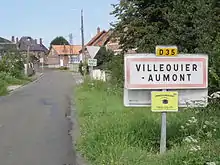 Entrée du village