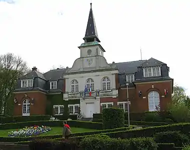 L'hôtel de ville.