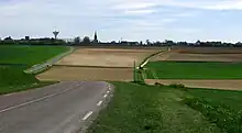 Panorama depuis la D 23 en venant de Fouilloy et Corbie.