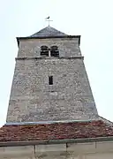 Le clocher de l'église.