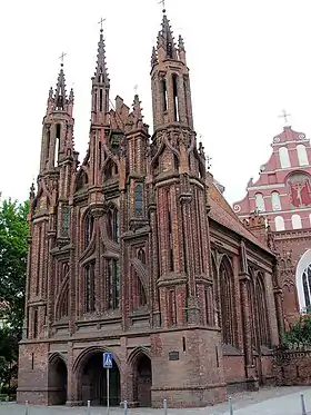 Image illustrative de l’article Église Sainte-Anne de Vilnius