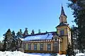 L'église en hiver.