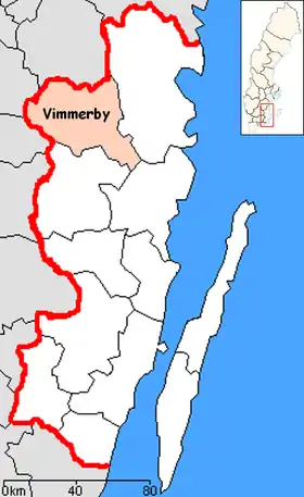 Localisation de Vimmerby