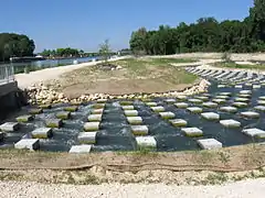 Barrage de la Grande-Bosse sur la Seine (2015).